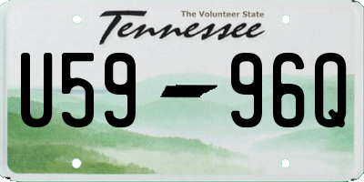 TN license plate U5996Q