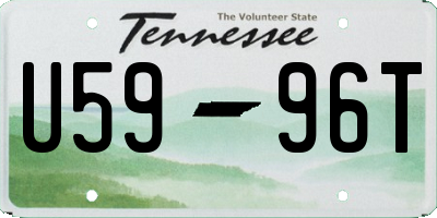 TN license plate U5996T
