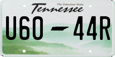 TN license plate U6044R