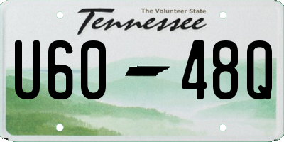 TN license plate U6048Q