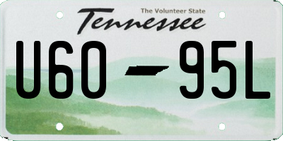 TN license plate U6095L