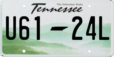 TN license plate U6124L