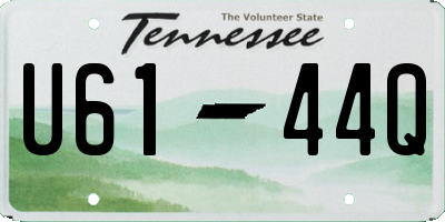 TN license plate U6144Q