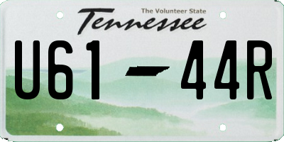 TN license plate U6144R