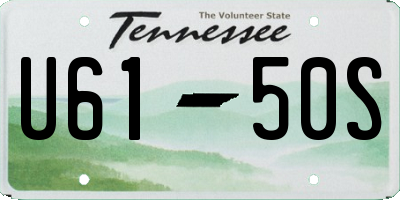 TN license plate U6150S