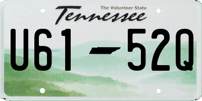 TN license plate U6152Q