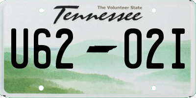 TN license plate U6202I