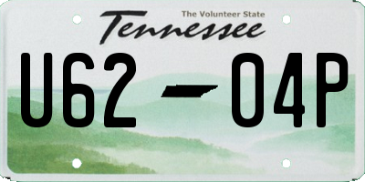 TN license plate U6204P