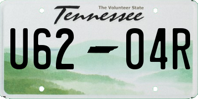 TN license plate U6204R
