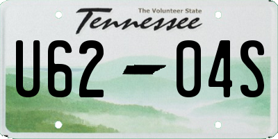 TN license plate U6204S