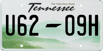 TN license plate U6209H