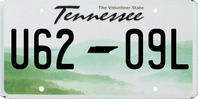 TN license plate U6209L