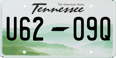 TN license plate U6209Q