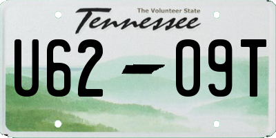 TN license plate U6209T