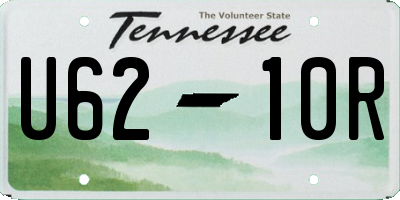 TN license plate U6210R