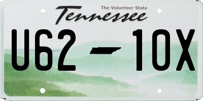 TN license plate U6210X