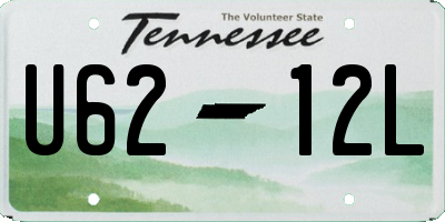 TN license plate U6212L