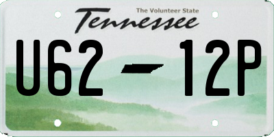 TN license plate U6212P