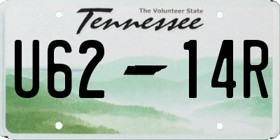 TN license plate U6214R