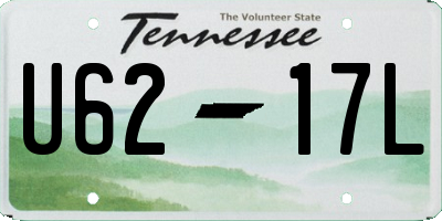 TN license plate U6217L