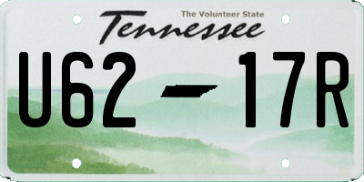 TN license plate U6217R