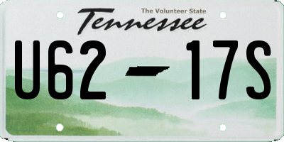 TN license plate U6217S