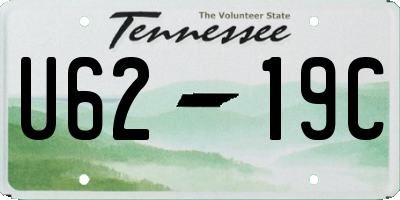 TN license plate U6219C