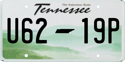 TN license plate U6219P
