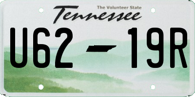 TN license plate U6219R