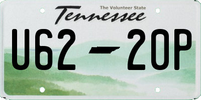 TN license plate U6220P