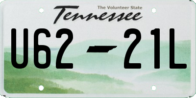 TN license plate U6221L
