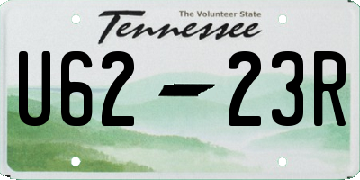 TN license plate U6223R