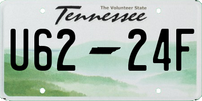 TN license plate U6224F