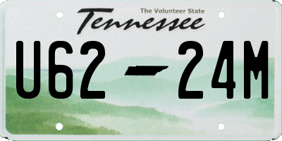 TN license plate U6224M