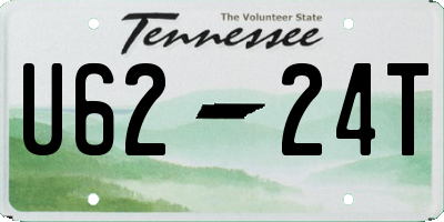 TN license plate U6224T