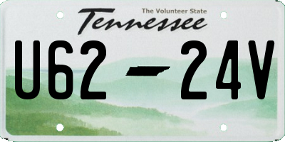 TN license plate U6224V