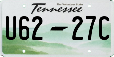 TN license plate U6227C