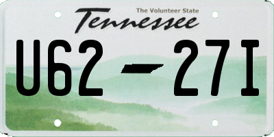 TN license plate U6227I