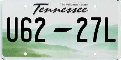 TN license plate U6227L