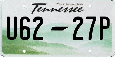 TN license plate U6227P