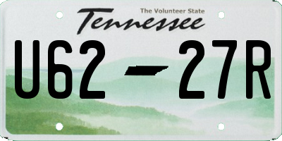 TN license plate U6227R