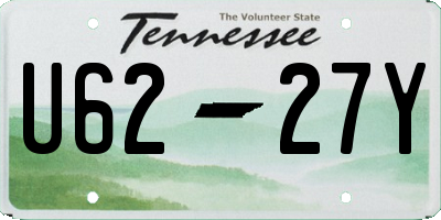 TN license plate U6227Y