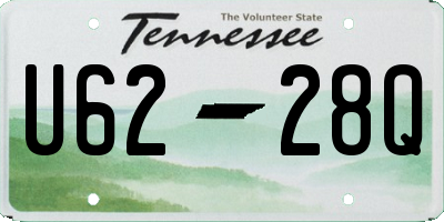 TN license plate U6228Q