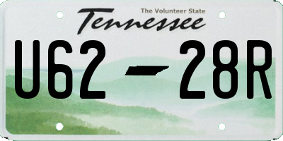 TN license plate U6228R