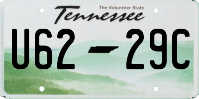 TN license plate U6229C