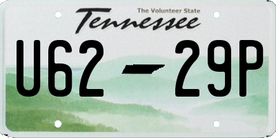 TN license plate U6229P
