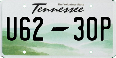 TN license plate U6230P