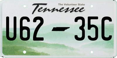 TN license plate U6235C