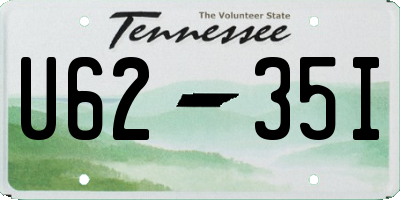 TN license plate U6235I