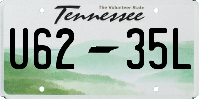 TN license plate U6235L